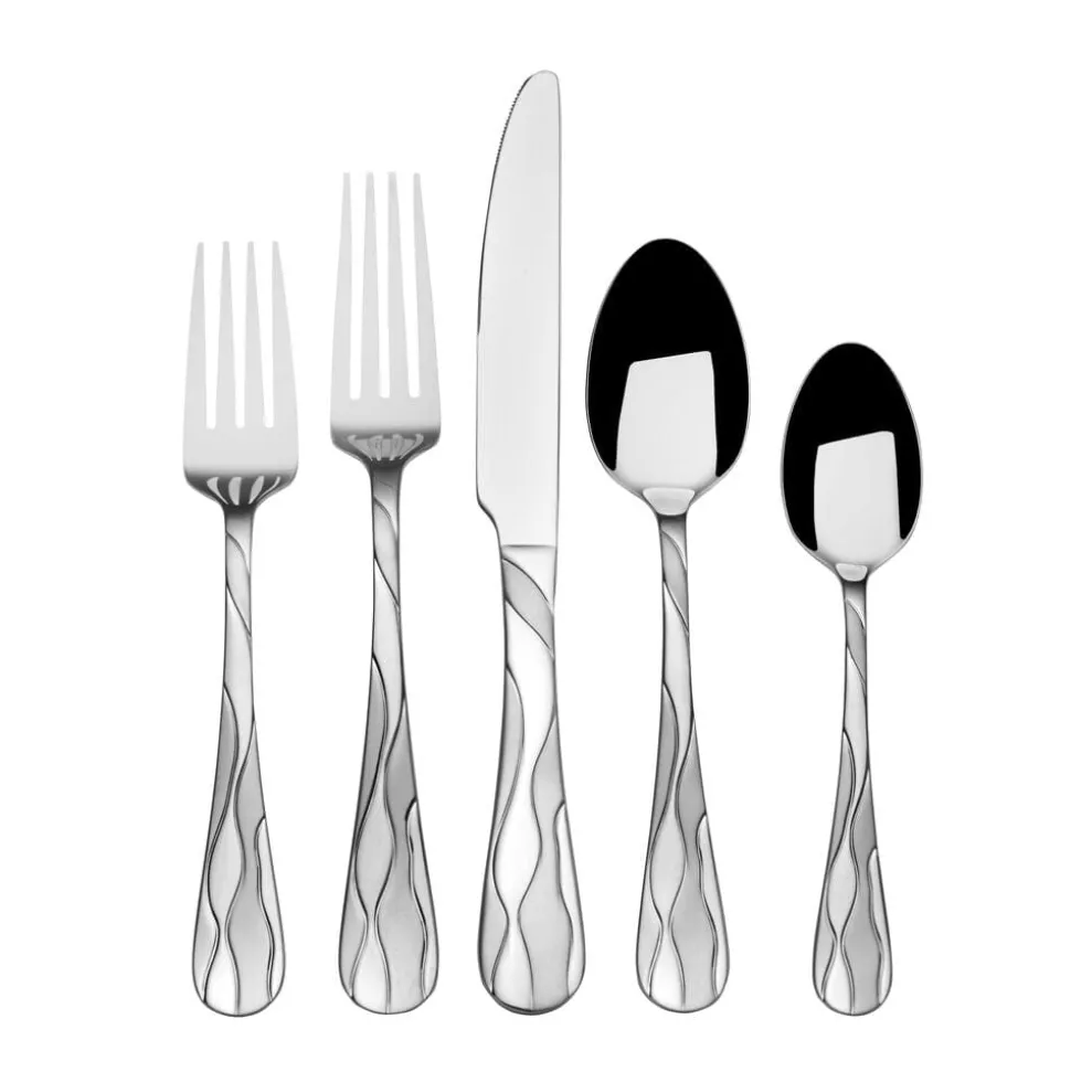 Santorini Frost 20 Piece Flatware Set, Service for 4