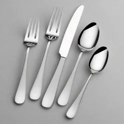 Satin Symmetry 20 Piece Flatware Set, Service for 4