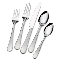 Satin Symmetry 20 Piece Flatware Set, Service for 4