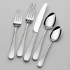 Satin Symmetry 45 Piece Flatware Set, Service for 8