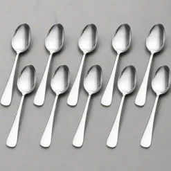Satin Symmetry Set of 10 Dinner Spoons