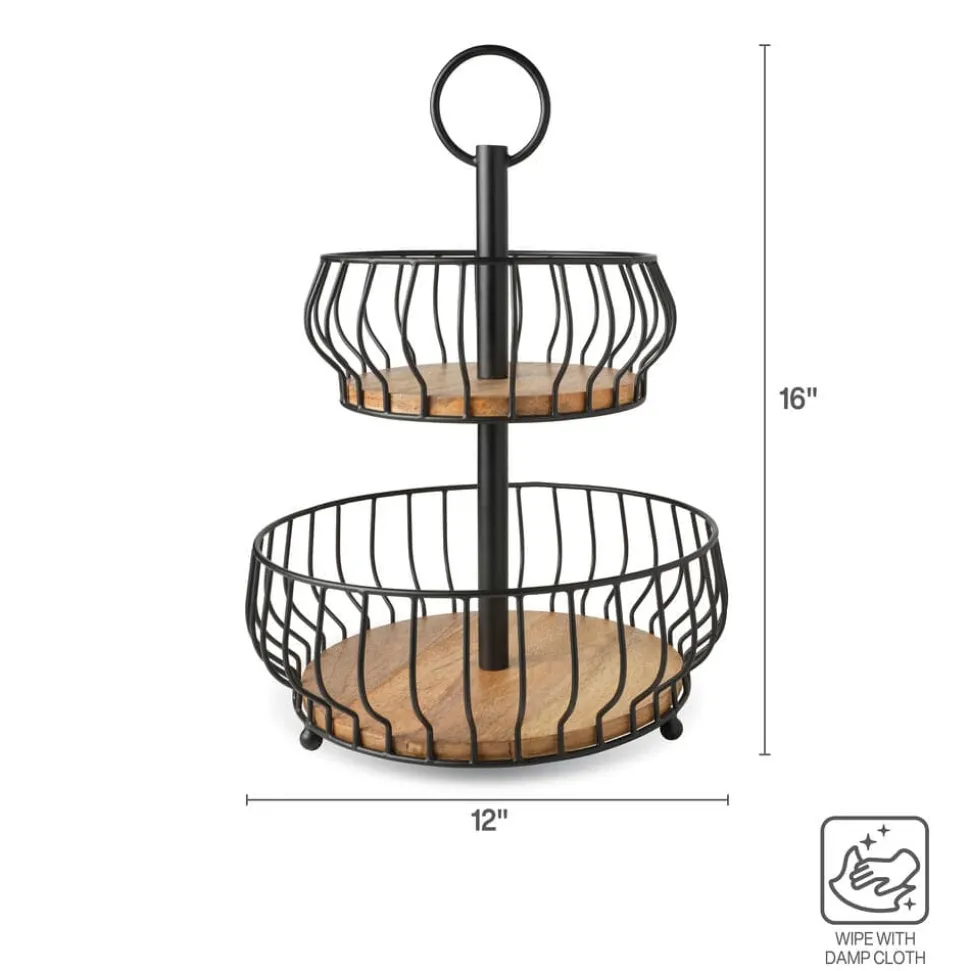 Savannah 2 Tier Fruit Storage Basket