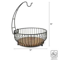 Savannah Fruit Storage Basket with Banana Hook