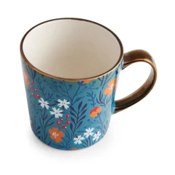 Sentiment Mugs Floral Blue Mug
