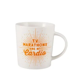 Sentiment Mugs TV Marathons Are My Cardio Mug