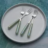 Serenity Ceramic Handle Set of 4 Appetizer Forks