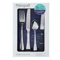 Simplicity 16 Piece Flatware Set, Service for 4