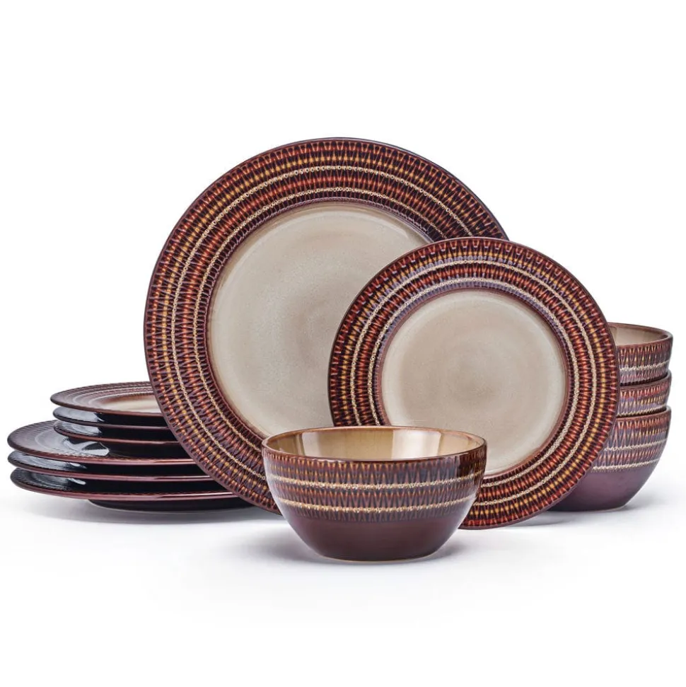 Skylar 12 Piece Dinnerware Set, Service for 4