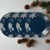 Snow Flurry Set of 4 Dinner Plates