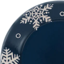 Snow Flurry Set of 4 Dinner Plates