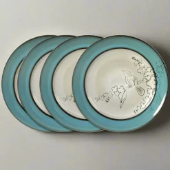 Song Bird Set of 4 Dinner Plates