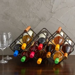 Stackable 12 Bottle Wine Rack