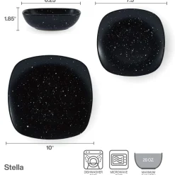 Stella 12 Piece Dinnerware Set, Service for 4