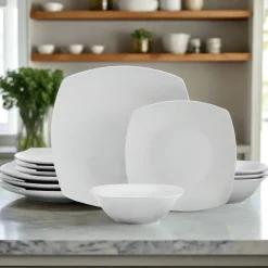 Tara 12 Piece Dinnerware Set, Service for 4