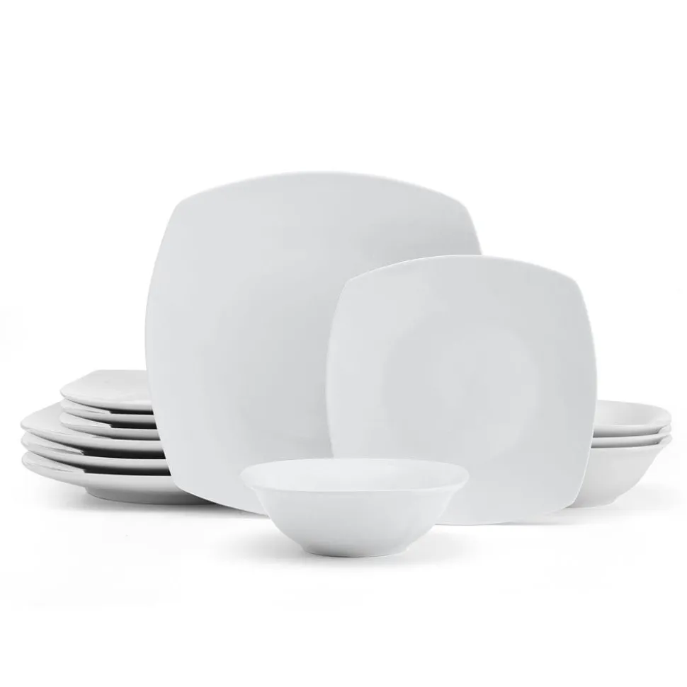 Tara 12 Piece Dinnerware Set, Service for 4