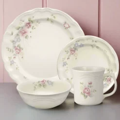 Tea Rose Dinnerware Set