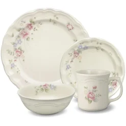 Tea Rose Dinnerware Set
