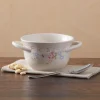 Tea Rose Double Handled Soup Bowl