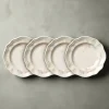 Tea Rose Set of 4 Dessert Plates