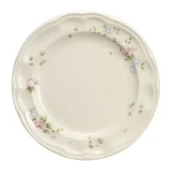 Tea Rose Set of 4 Luncheon Plates