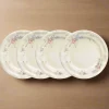 Tea Rose Set of 4 Salad Plates