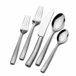 Textured 20 Piece Flatware Set, Service for 4