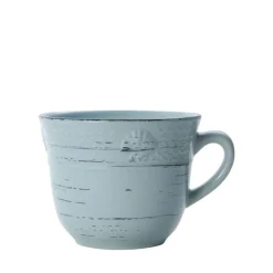 Trellis Coastal Teal Set of 4 Mugs