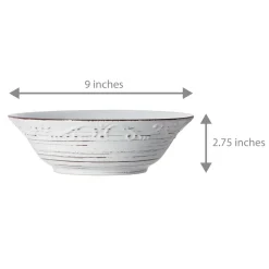 Trellis White Vegetable Serve Bowl