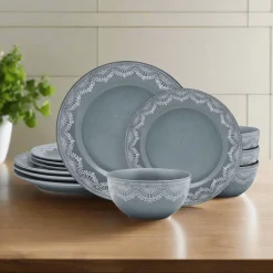 Valerie 12 Piece Dinnerware Set, Service for 4
