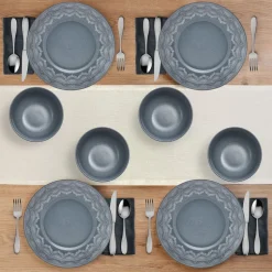 Valerie 12 Piece Dinnerware Set, Service for 4