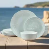Venice 12 Piece Outdoor Melamine Dinnerware Set, Service for 4