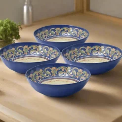 Villa della Luna® Set of 4 Outdoor Melamine Cereal Bowls