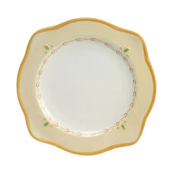 Villa della Luna® Set of 4 Scalloped Salad Plates