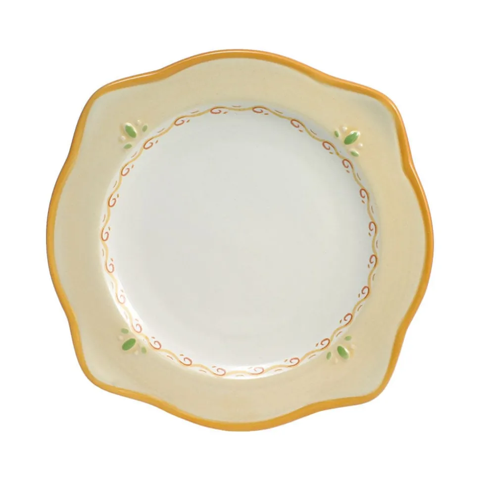 Villa della Luna® Set of 4 Scalloped Salad Plates