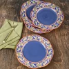 Villa della Luna® Set of 4 Scalloped Dinner Plates