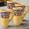 Villa della Luna® Set of 4 Latte Mugs