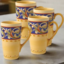 Villa della Luna® Set of 4 Latte Mugs
