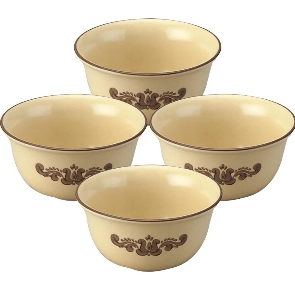 Village Set of 4 Deep Soup Cereal Bowls