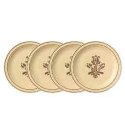 Village Set of 4 Dinner Plates