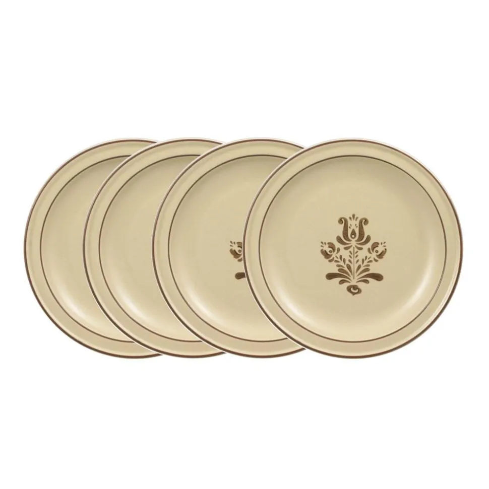 Village Set of 4 Salad Plates