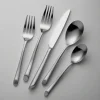 Wave Forged Satin 20 Piece Flatware Set, Service for 4