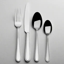 Westfield 16 Piece Flatware Set with Wire Caddy, Service for 4