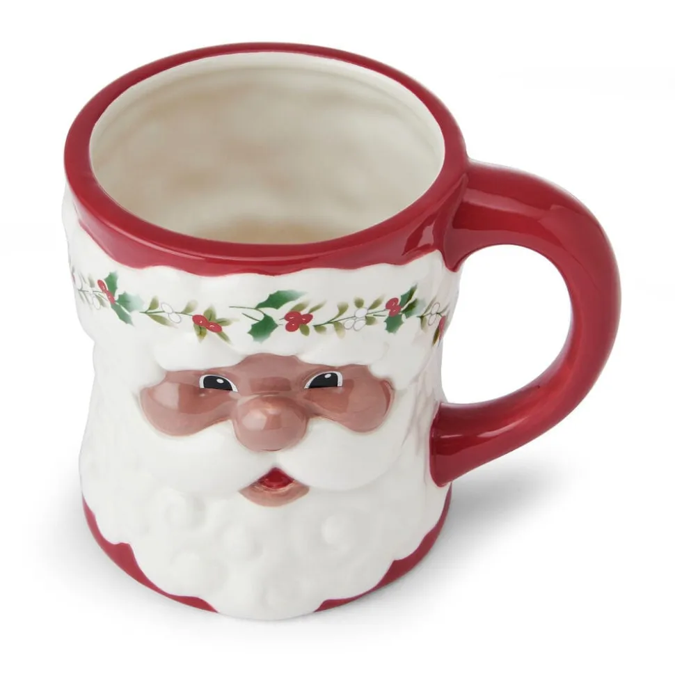 Winterberry® African American Santa Mug
