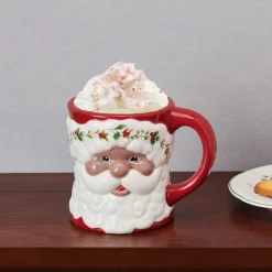 Winterberry® African American Santa Mug