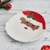 Winterberry® African American Santa Figural Cookie Plate