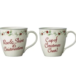 Winterberry® Christmas Cheer Mugs, Set of 2