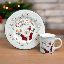 Winterberry® Cookies and Milk for Santa Set