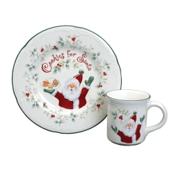 Winterberry® Cookies and Milk for Santa Set