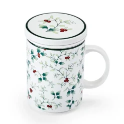 Winterberry® Covered Mug with Tea Infuser