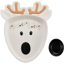 Winterberry® Reindeer Chip and Dip Platter
